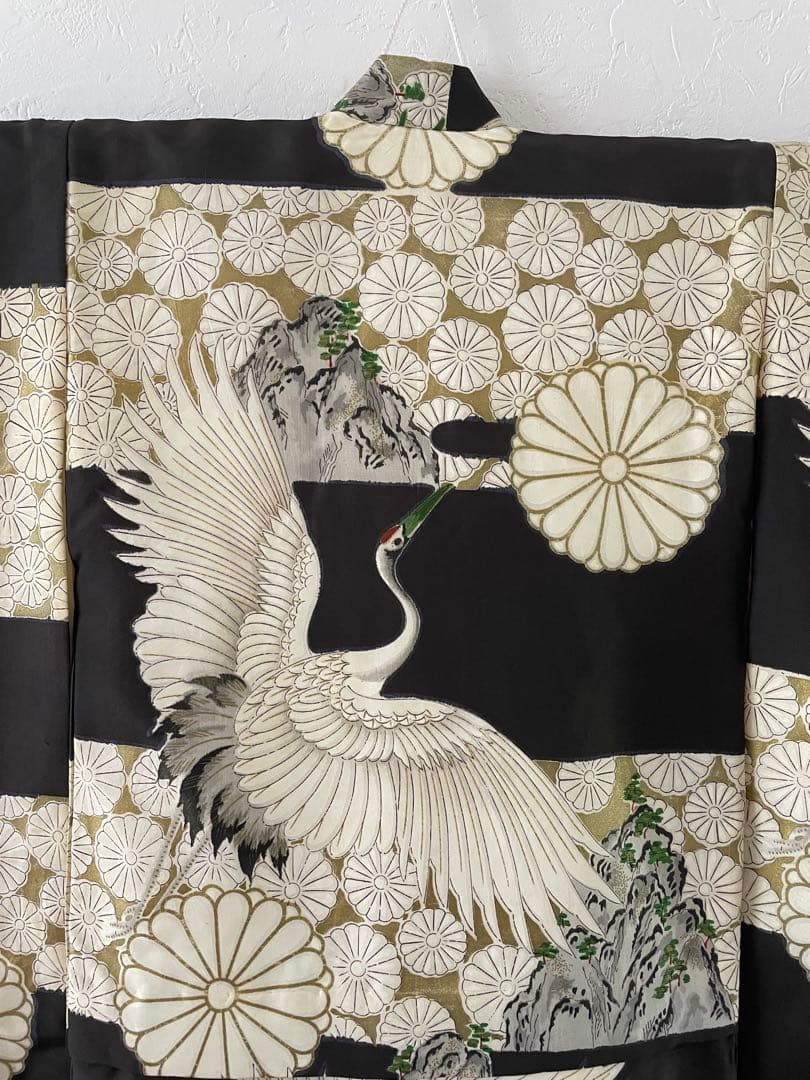 七五三　３歳　正絹　アンティークお着物セット