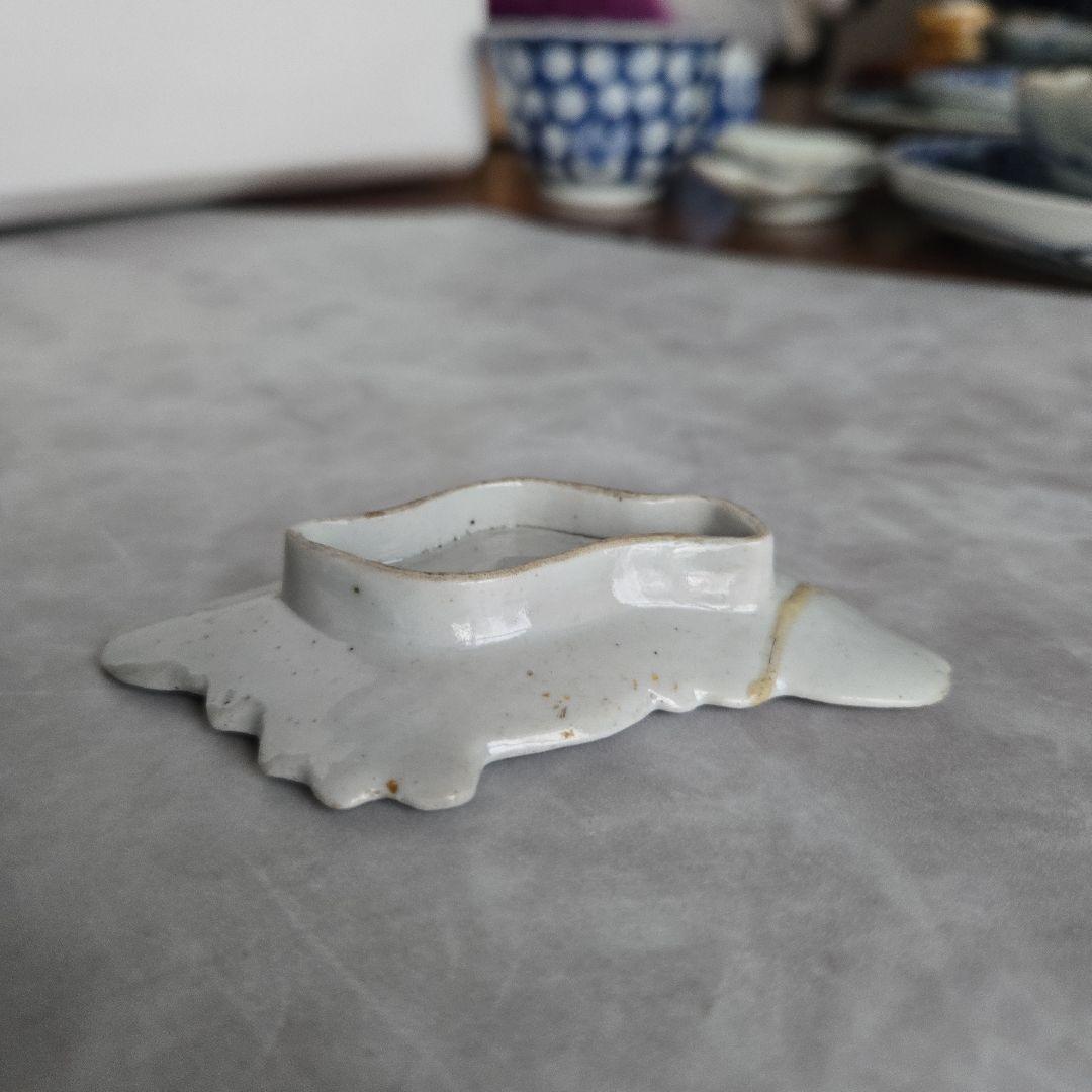 古伊万里　白磁　豆皿　小皿　江戸時代　古九谷　アンティーク　骨董　三階松