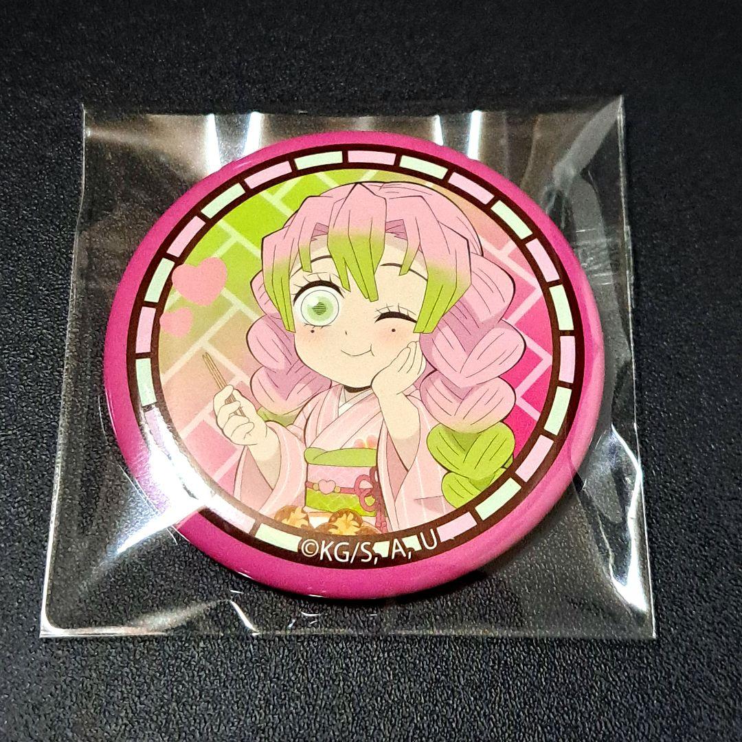 鬼滅の刃 甘露寺蜜璃 銀だこコラボ 缶バッジ