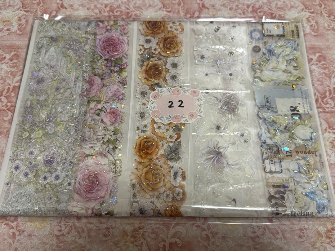 海外 PETテープ マスキングテープ 切り売りセット22