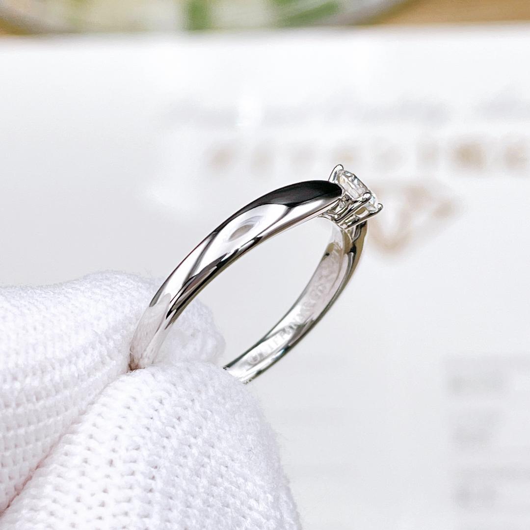 ◇ティファニー◇新品仕上済 ハーモニー ダイヤ リング PT 0.21C 11号