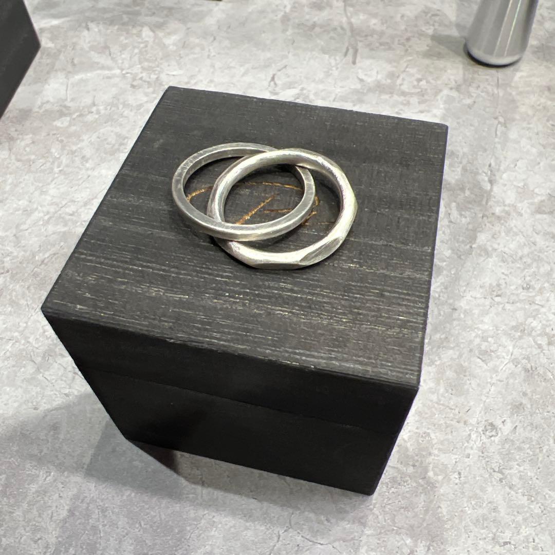 PRY Double Crafted Edge Ring 17号 シルバー925