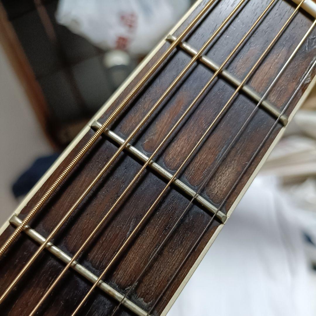 Morrisアコースティクギター、W-20 新弦に張り替えてます！