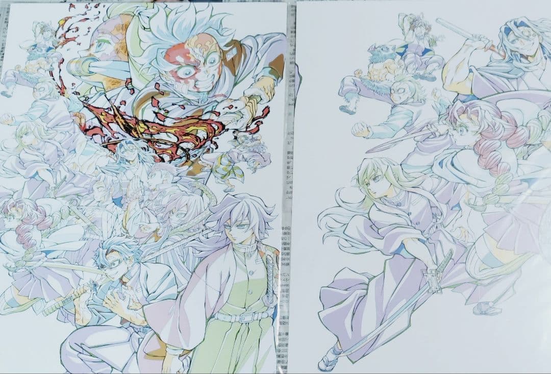 鬼滅の刃　カフェ　ダイニング　ランチョンマット54枚まとめ売り　童磨.煉獄　他