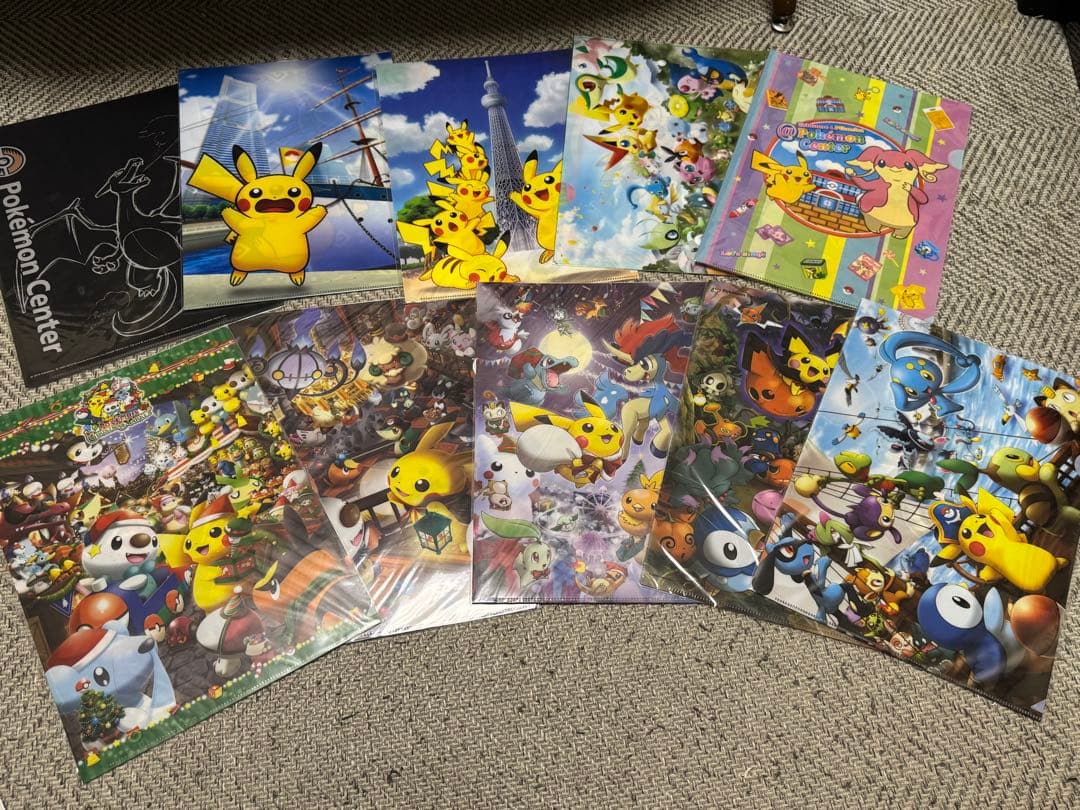 【新品未開封品】ポケモンセンター A4クリアファイル　50枚セット