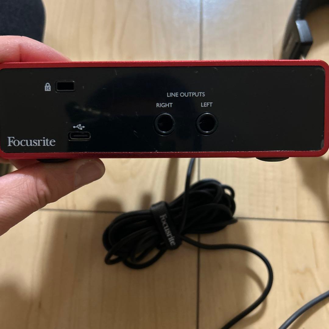 Focusrite Scarlett オーディオインターフェイスセット