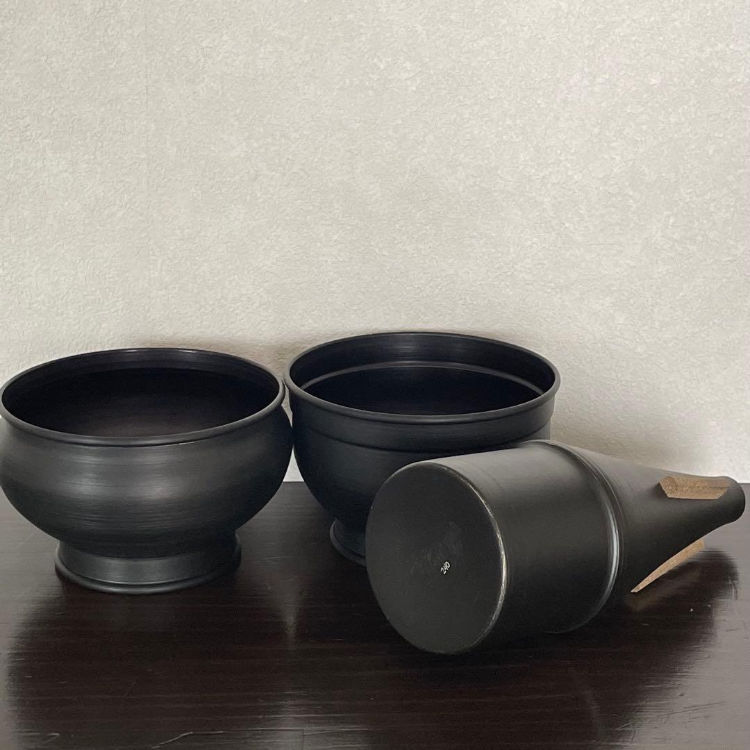 これ一つで異なる音色‼️ トランコア　アジャスタカップ２個、ストレートミュート