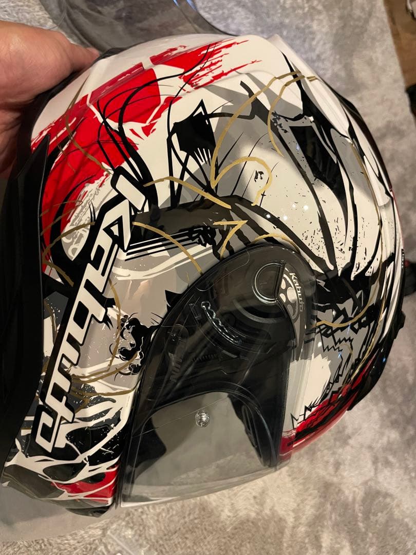 Kabuto フルフェイスヘルメット ブラック/レッド