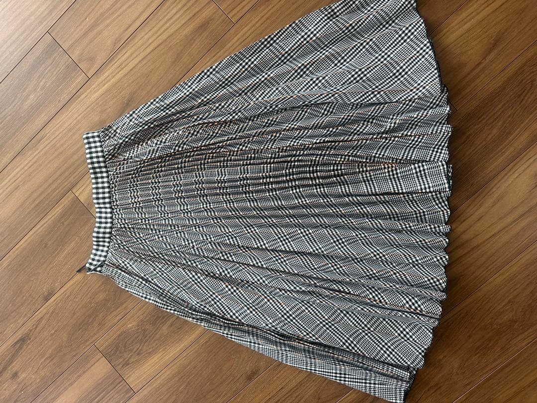 msgm スカート　チェック