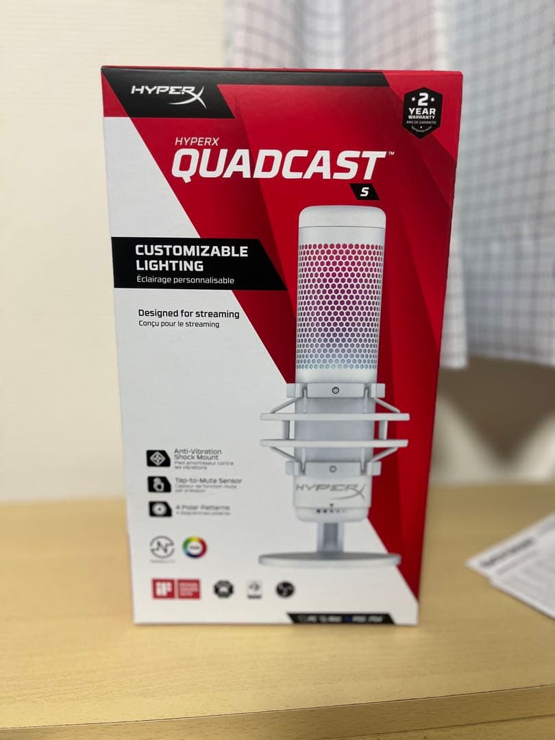 【美品】HyperX QuadCast ホワイト