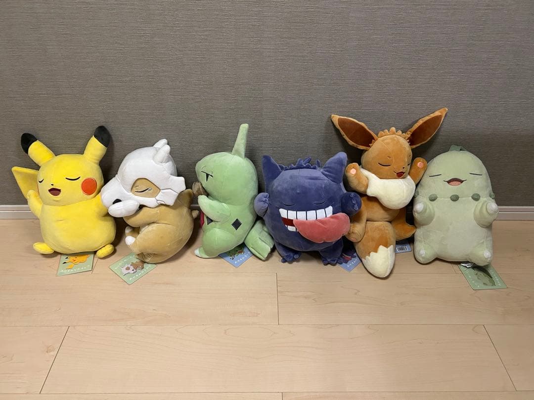 もっちりぬいぐるみ　ポケモンスリープ　6点