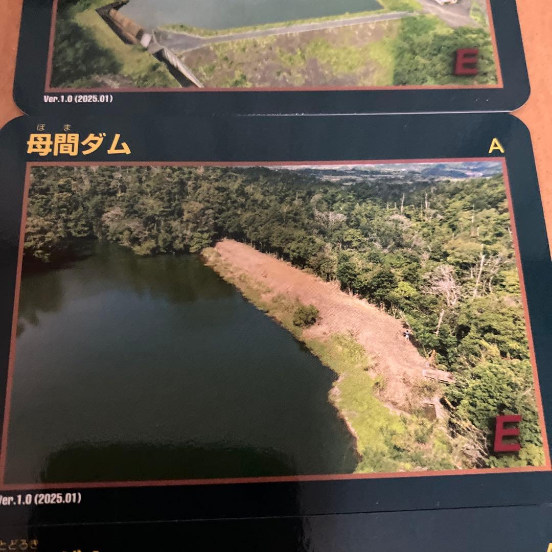 ダムカード　鹿児島県　神嶺ダム　母間ダム　轟木ダム　徳之島　離島　レア　限定
