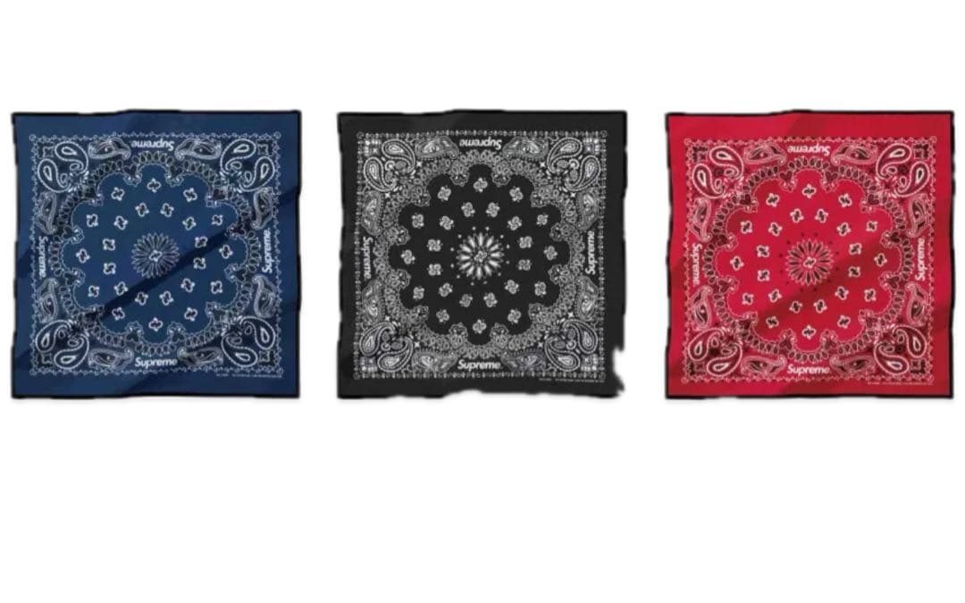Supreme バンダナ 3色セット