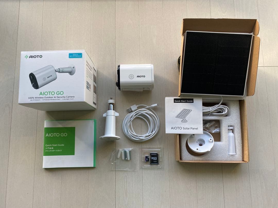 AIOTO go 防犯カメラ ナイトビジョン 4G LTE