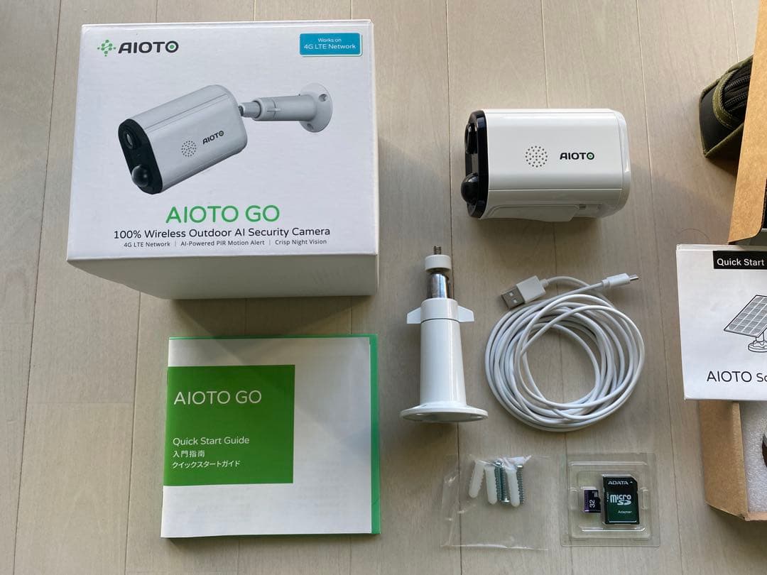 AIOTO go 防犯カメラ ナイトビジョン 4G LTE