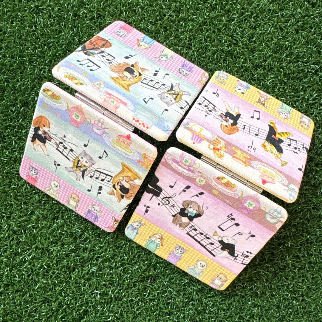 ピカピカ☆ハンドメイド メガネケース コンパクトミラー ユキエモン