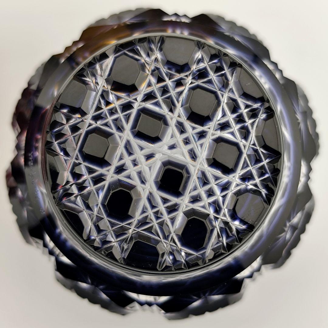 美品☆薩摩切子 猪口（切子、江戸切子、薩摩切子）