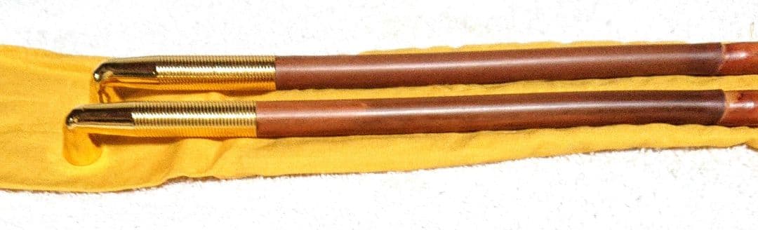 茶道具 如心斎好煙管壱双A447