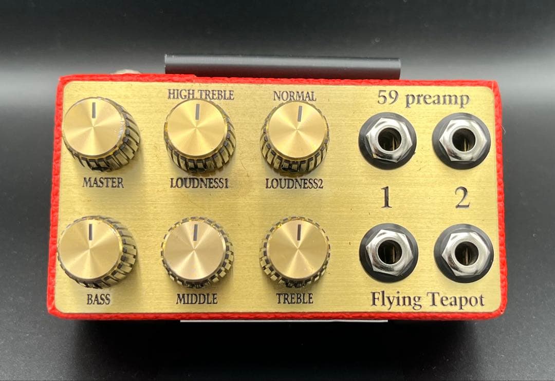 Flying Teapot 59 preamp 初期HWモデル 赤トーレックス