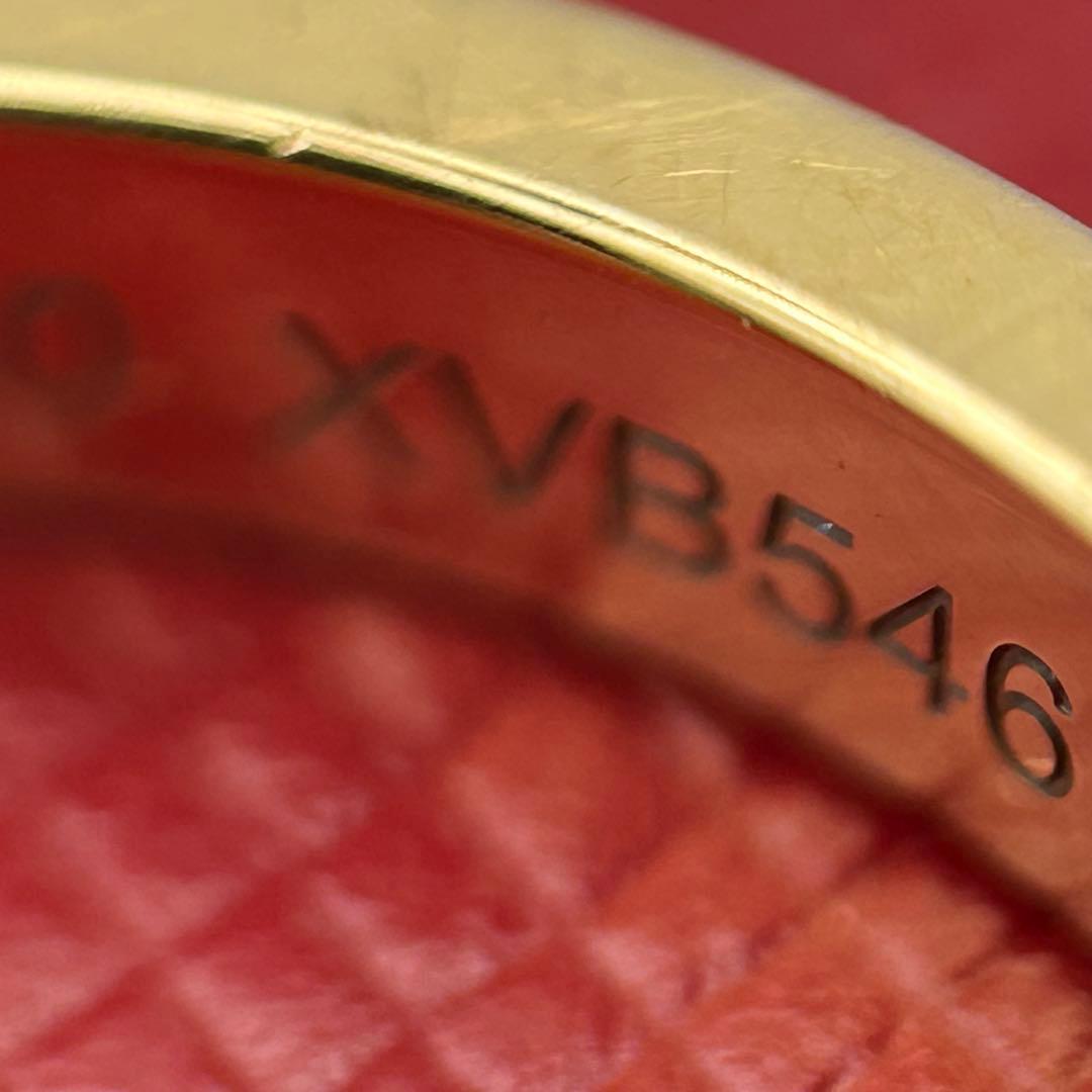 【保証書・箱付き】 カルティエ　Cドゥ エングレーブド　リング　ダイヤ　PG