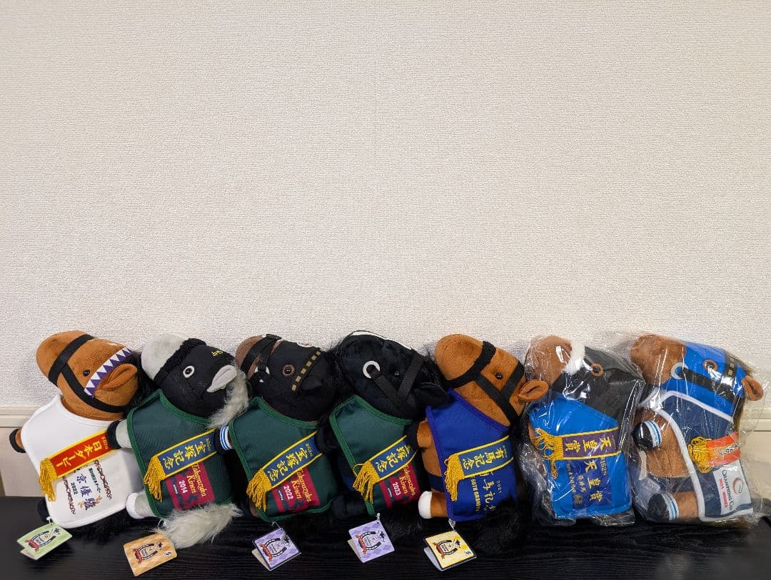 サラブレッドコレクション馬服コスチュームぬいぐるみ7頭セット※全てタグ付き