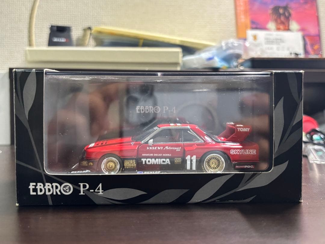 エブロ　1/43 日産スカイラインRSターボスーパーシルエット1982