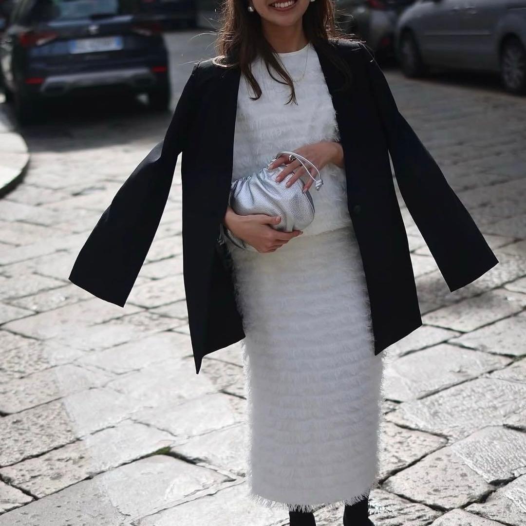 Gypsohila ジプソフィア　フェザースカートFeather Skirt