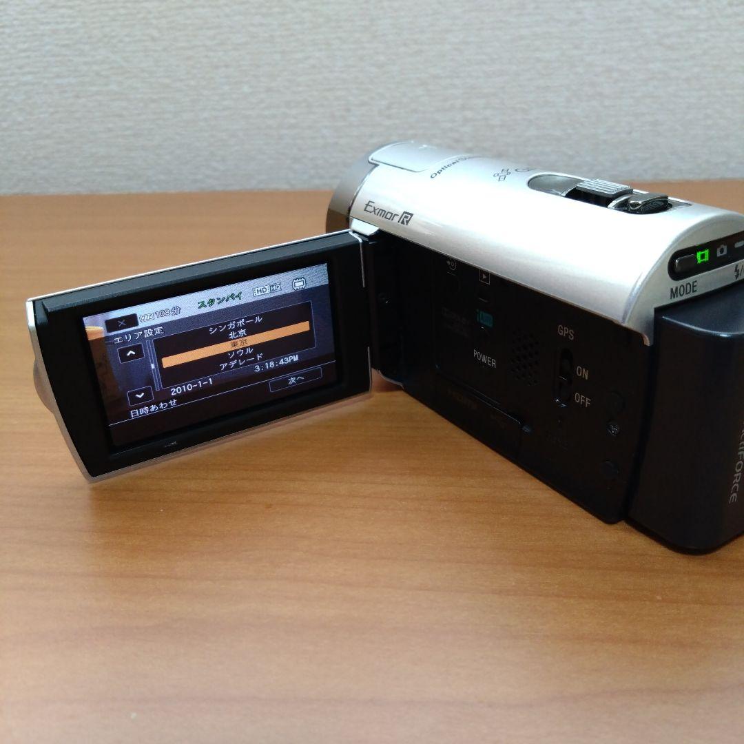 動作確認済　SONY HDR-CX370V ビデオカメラ