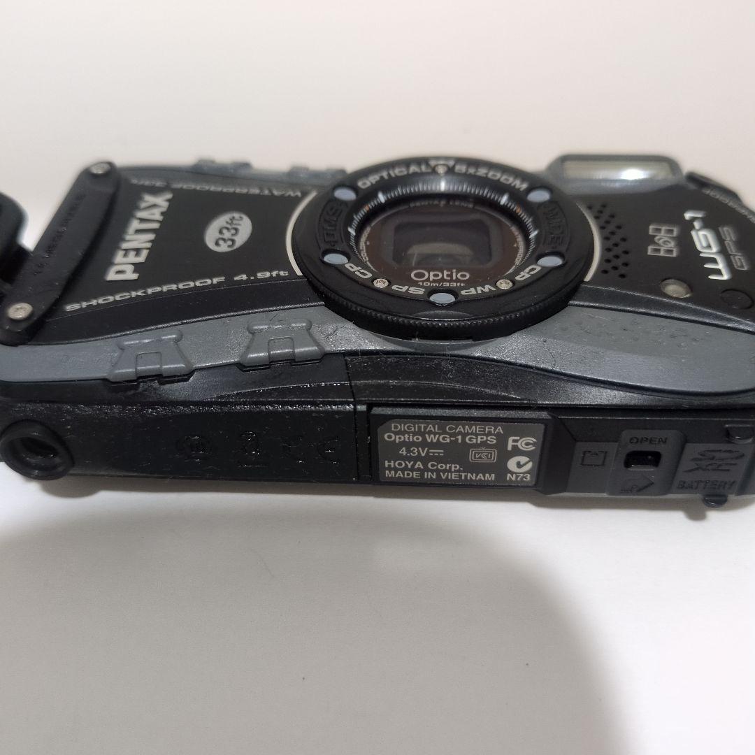 【防水カメラ】PENTAX Optio WG-1 GPS ブラック×グレー
