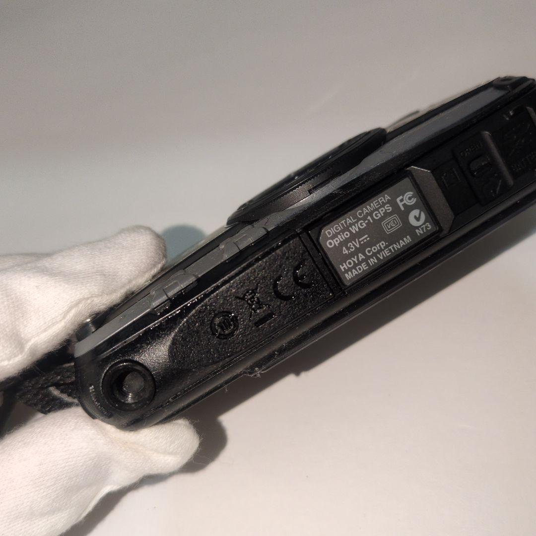 【防水カメラ】PENTAX Optio WG-1 GPS ブラック×グレー