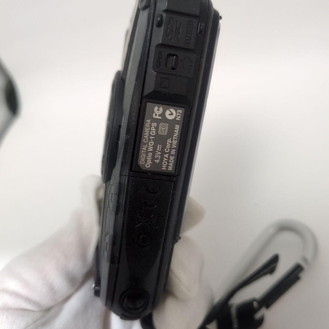 【防水カメラ】PENTAX Optio WG-1 GPS ブラック×グレー
