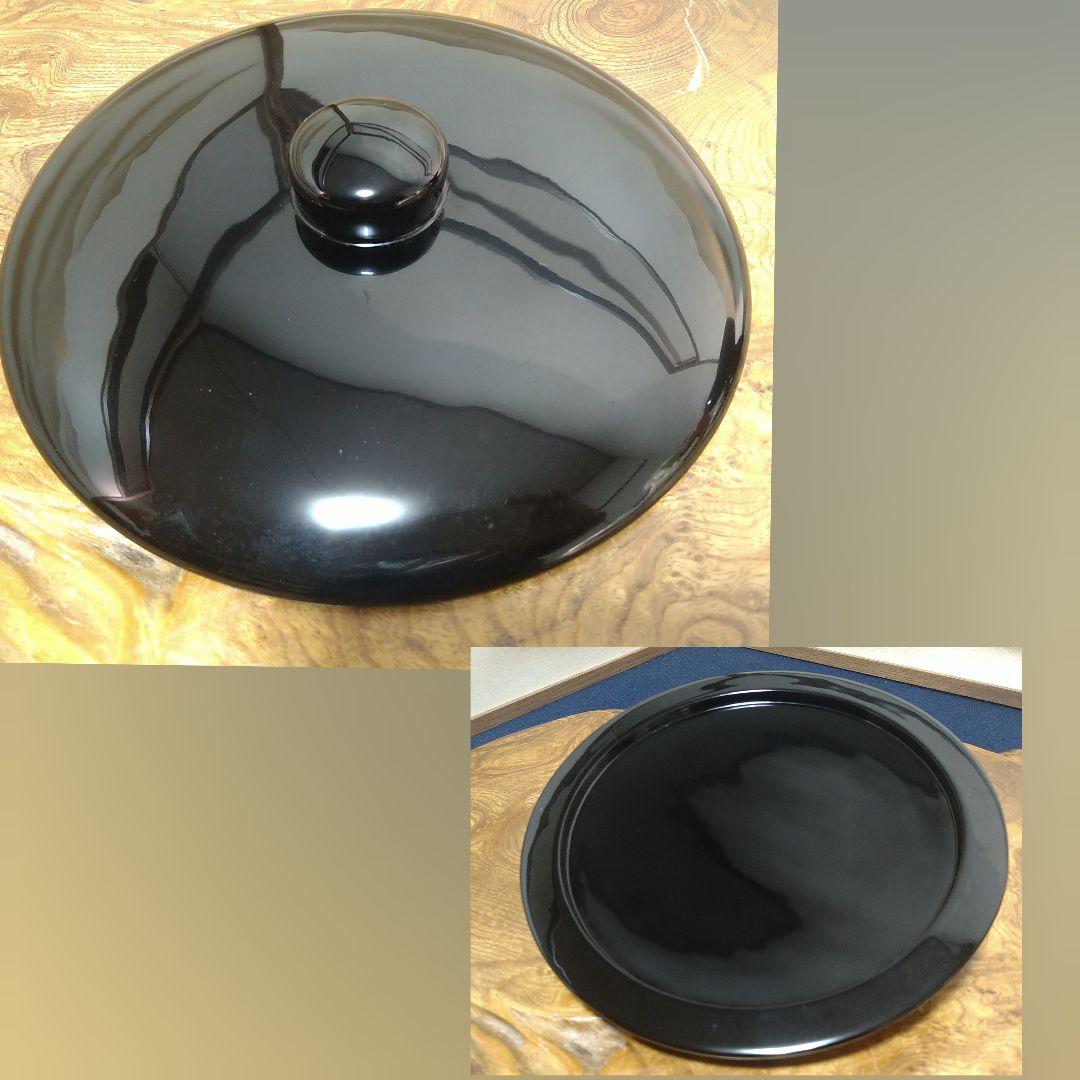 夢子AC80 輪島塗 菓子器 灯籠型菓子器 蓋付 三脚 木製漆 高脚 木箱