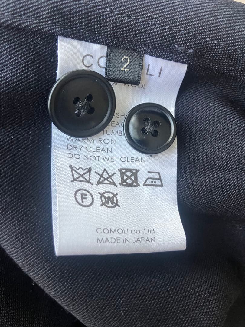 comoli コモリ オールインワン ウール ネイビー 2