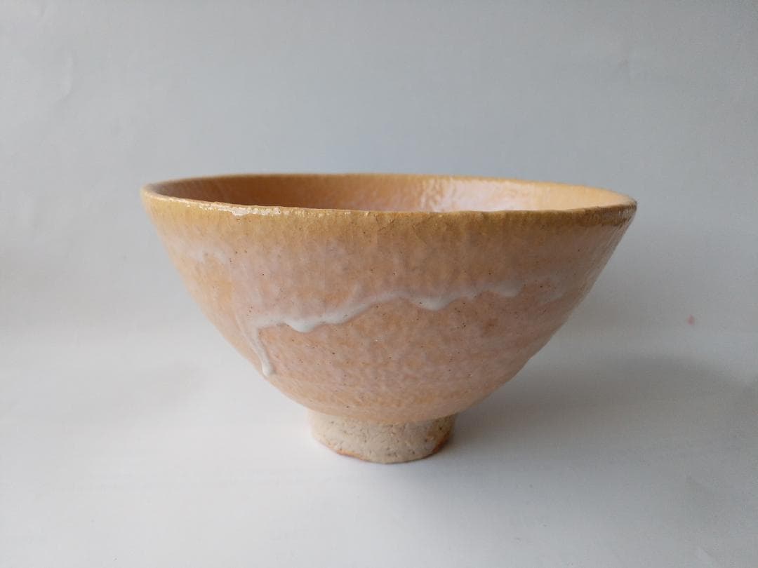 萩焼 茶碗 北浜山 御台場窯 渋谷泥詩 共箱 共布 栞 茶道具 抹茶碗 新品