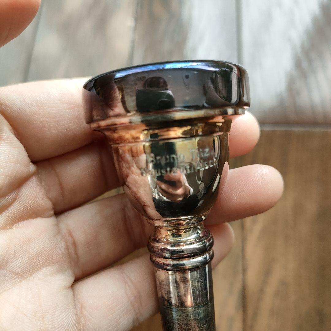 （ケース付）トロンボーン・ユーフォニアム用　マウスピース　Bruno Titz