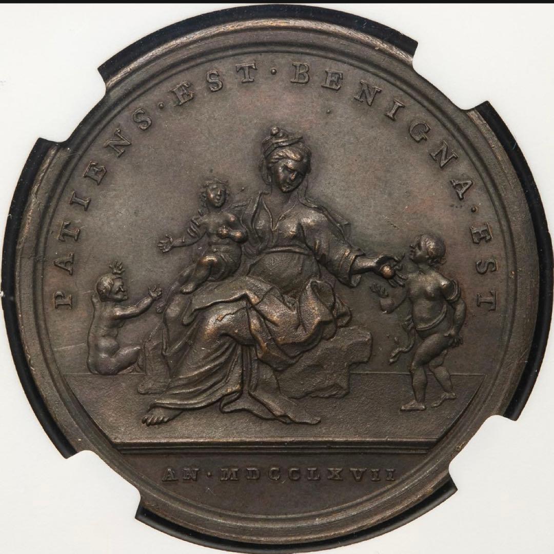 ポルトガルとの和平祈念　1767年 クレメンス13世 メダル