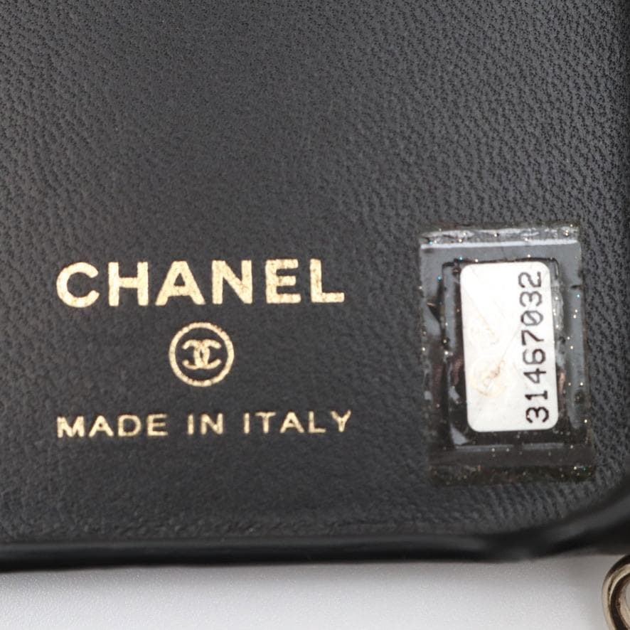 CHANEL マトラッセ iPhone13Proケース スマホケース ブラック