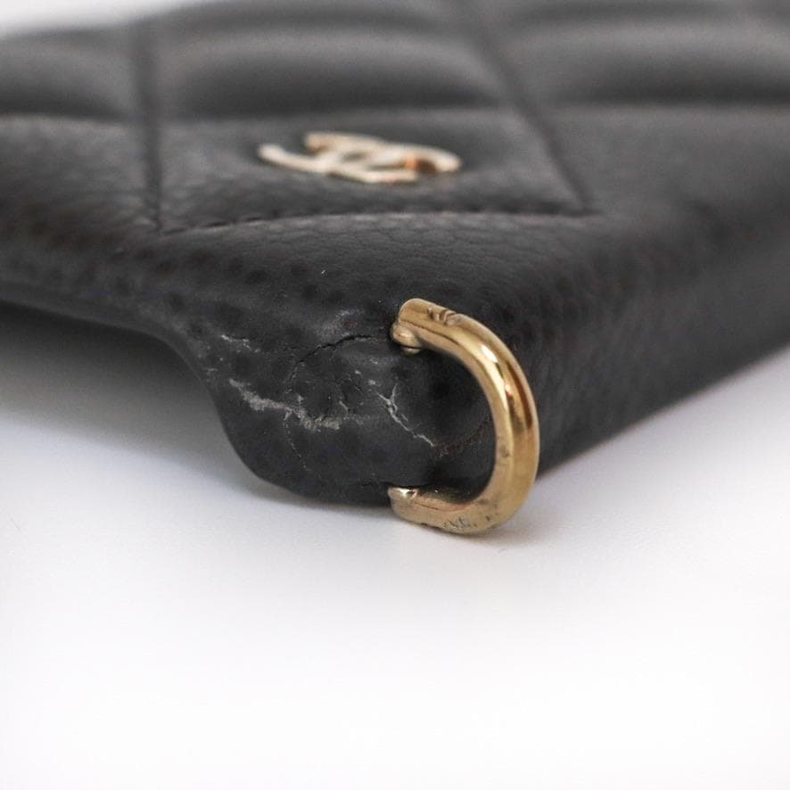 CHANEL マトラッセ iPhone13Proケース スマホケース ブラック