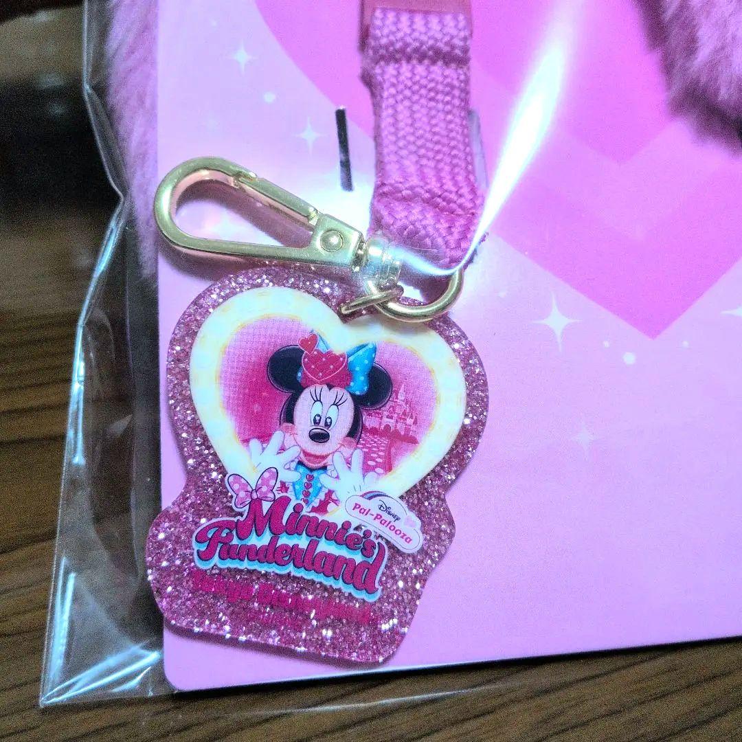 ディズニー　ミニーファンダーランド　スマートフォンアクセサリーストラップ付き
