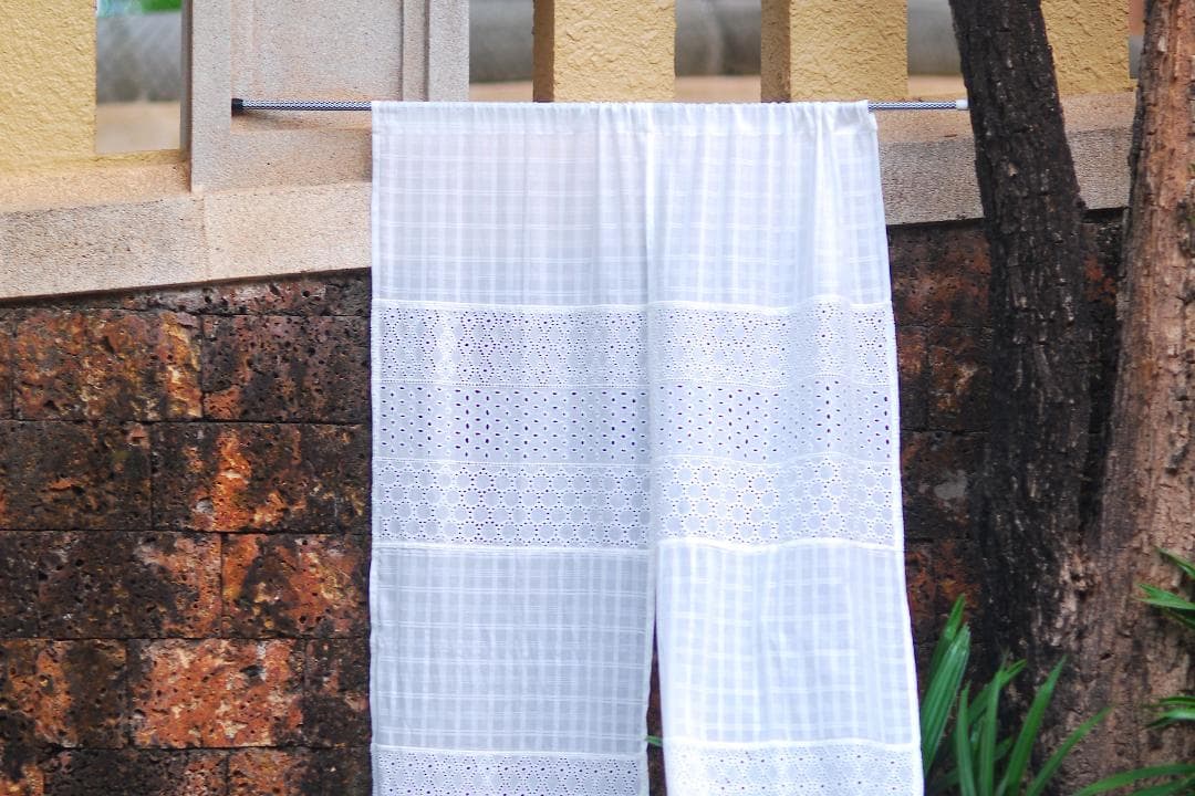 (専用　６枚組）★インド綿★「パッチワークのれんOH８５・１５０」