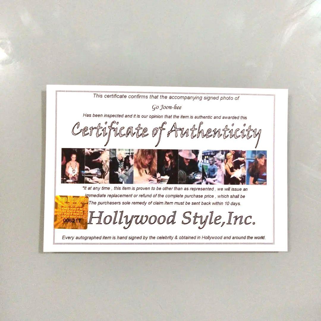 コ・ジュンヒ直筆サイン2Lサイズ写真…レッドカーペット