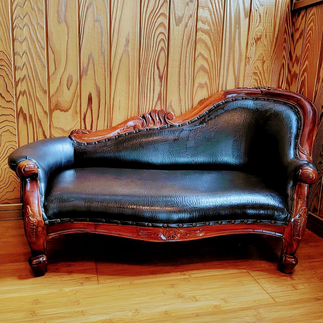 クラシックレザーソファ