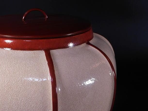 【茶道具　西尾　瑞豊　ぼんぼり　水指（共箱）】