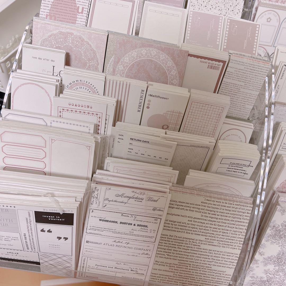 紙モノ コラージュ素材 海外作家 デザペ 人物ステッカー まとめ売り