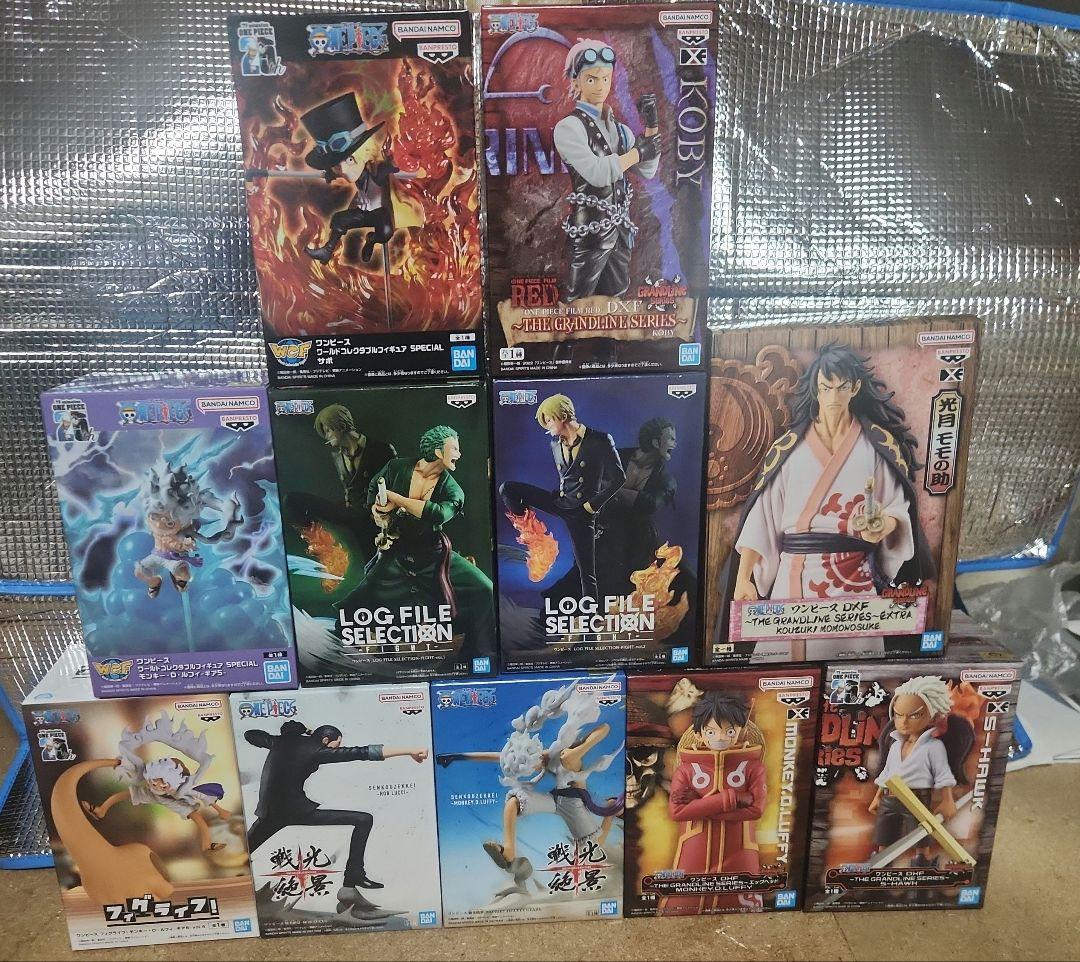 まとめ売り　新品　ワンピース フィギュア サボ　ルフィ　ゾロ　サンジ　他計11箱