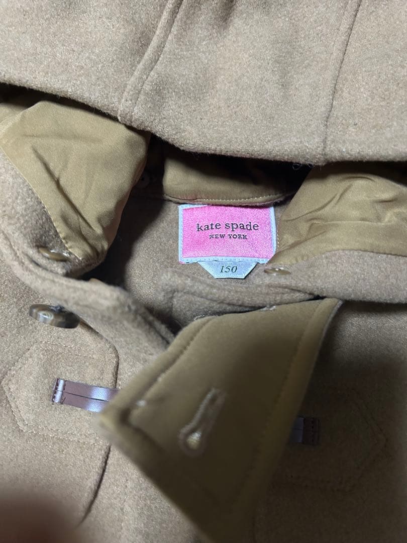 ★kate spade★ベージュ ダッフルコート 150