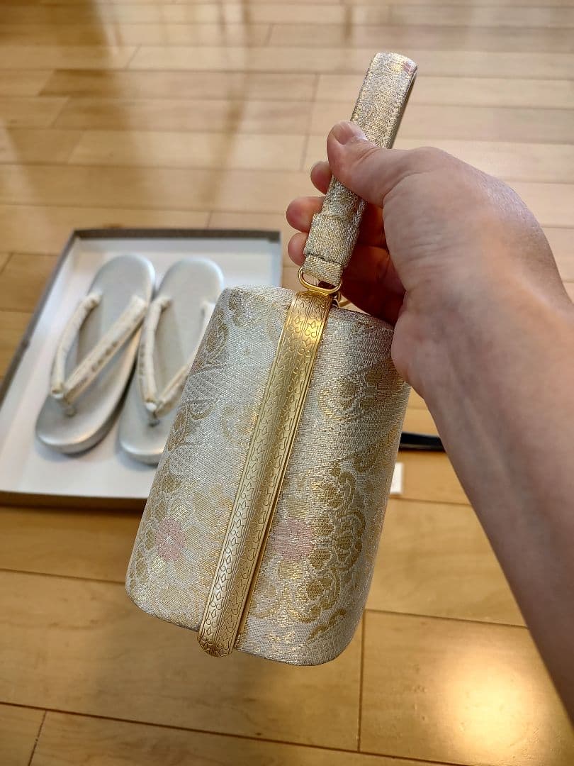 アラレちゃん☆礼装　和装バッグ草履セット　紗織　　和装バッグと草履セット