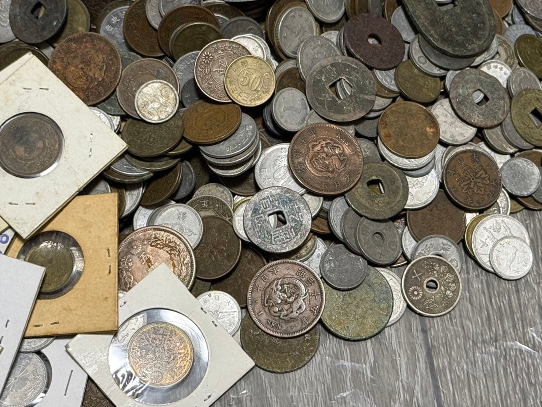 古銭まとめ　約4.3kg 日本古銭 古銭 銀貨 外国貨幣
