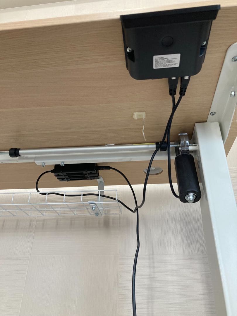 電動昇降デスク脚 パソコンデスク 無段階昇降 調整範囲72-120cm 天板付き