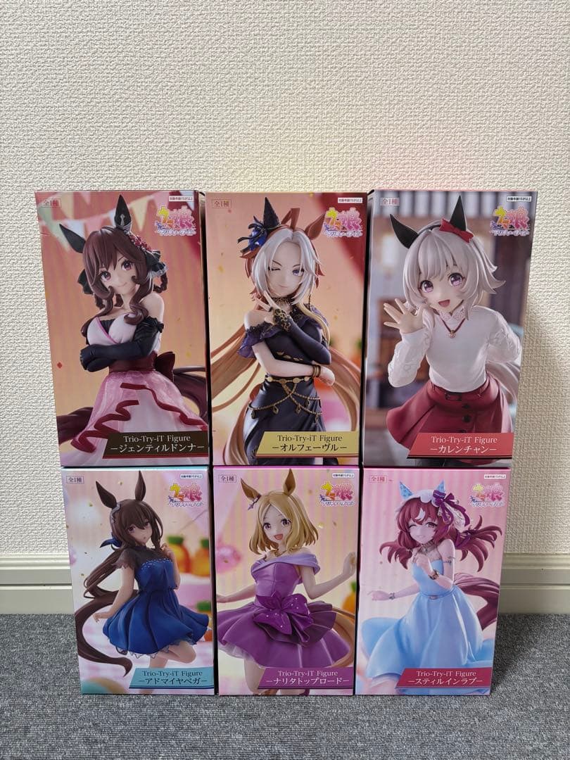 ウマ娘プリティーダービーTrio Try-Figure6種セットラウンドワン限定